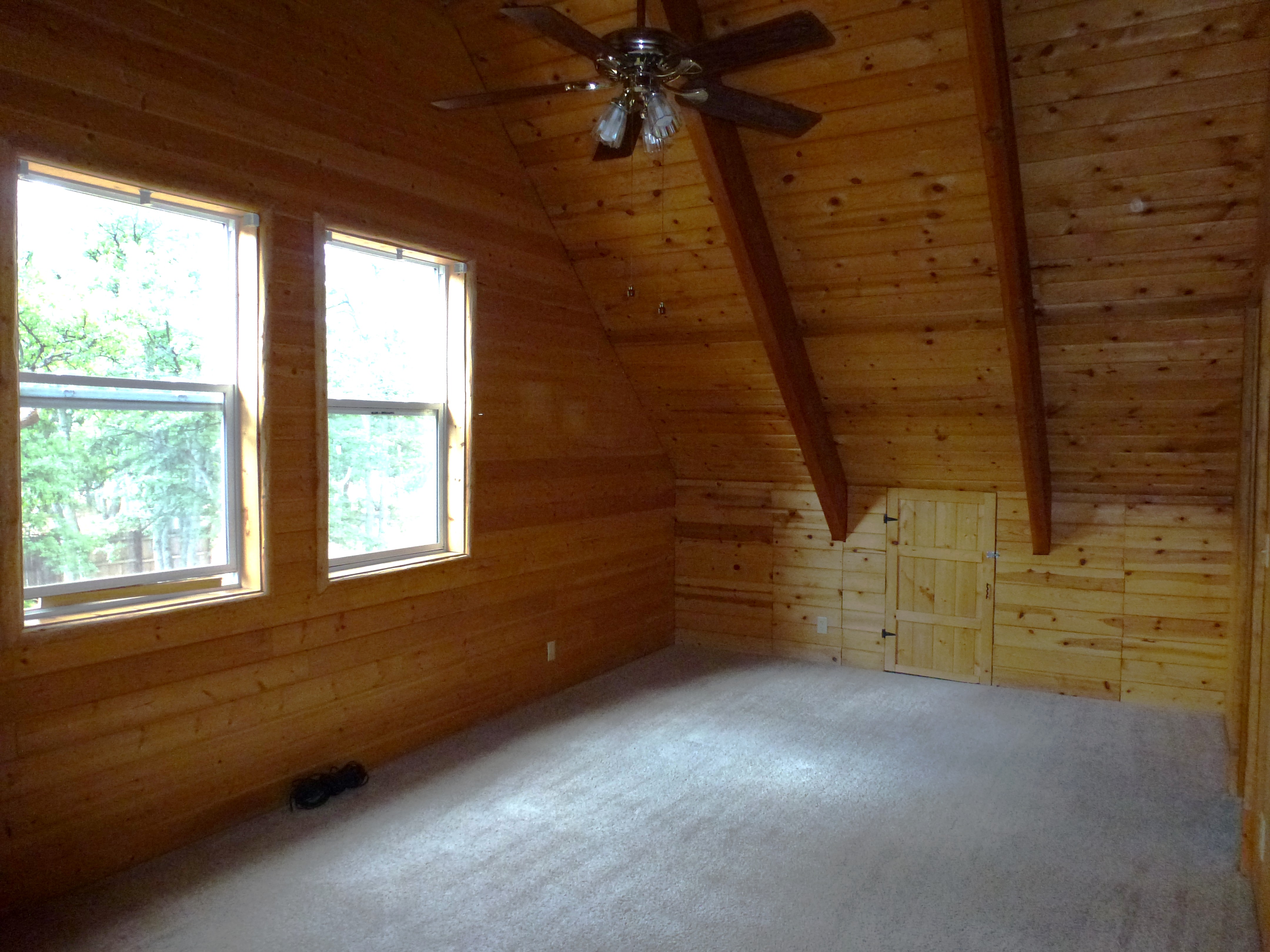 Log Home in the Pines