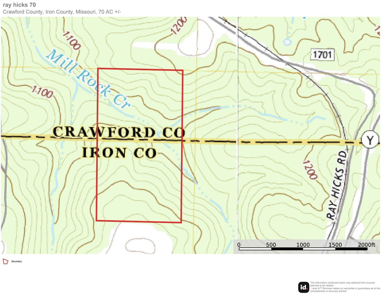 Mill Rock Creek 70