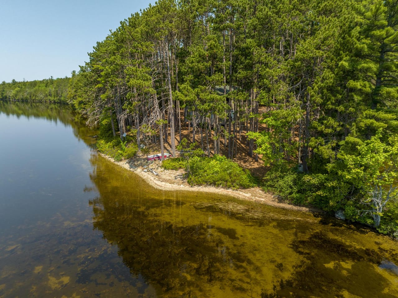 Burnt Point Sanctuary on Wabassus Lake