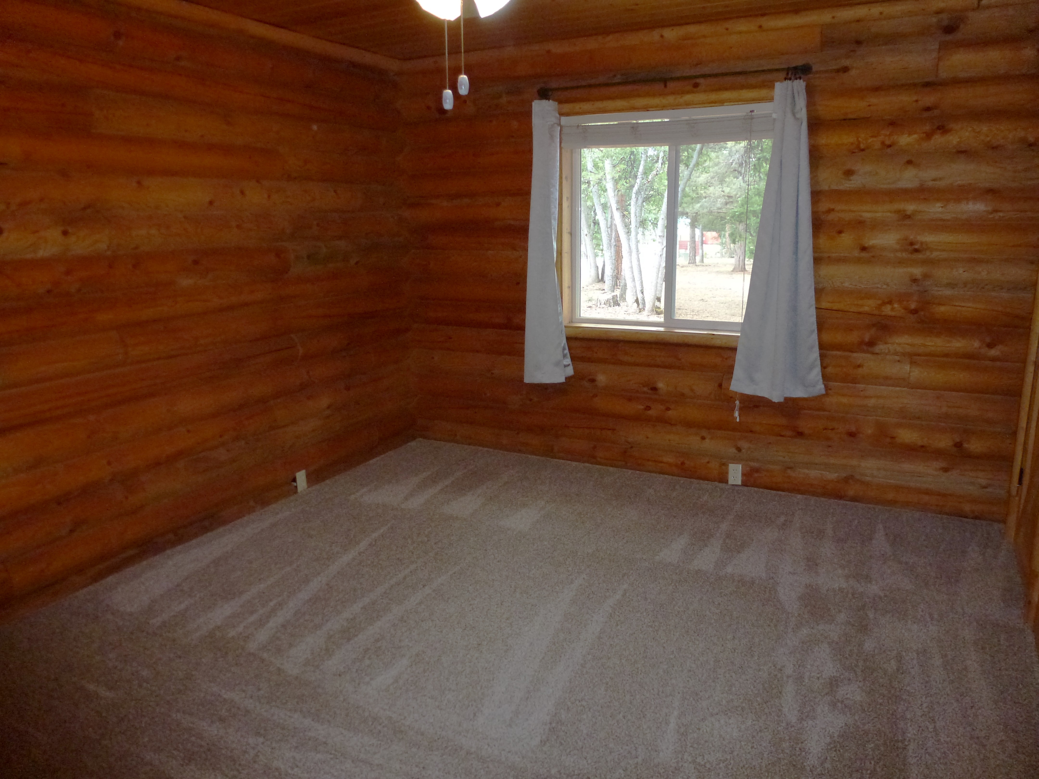 Log Home in the Pines