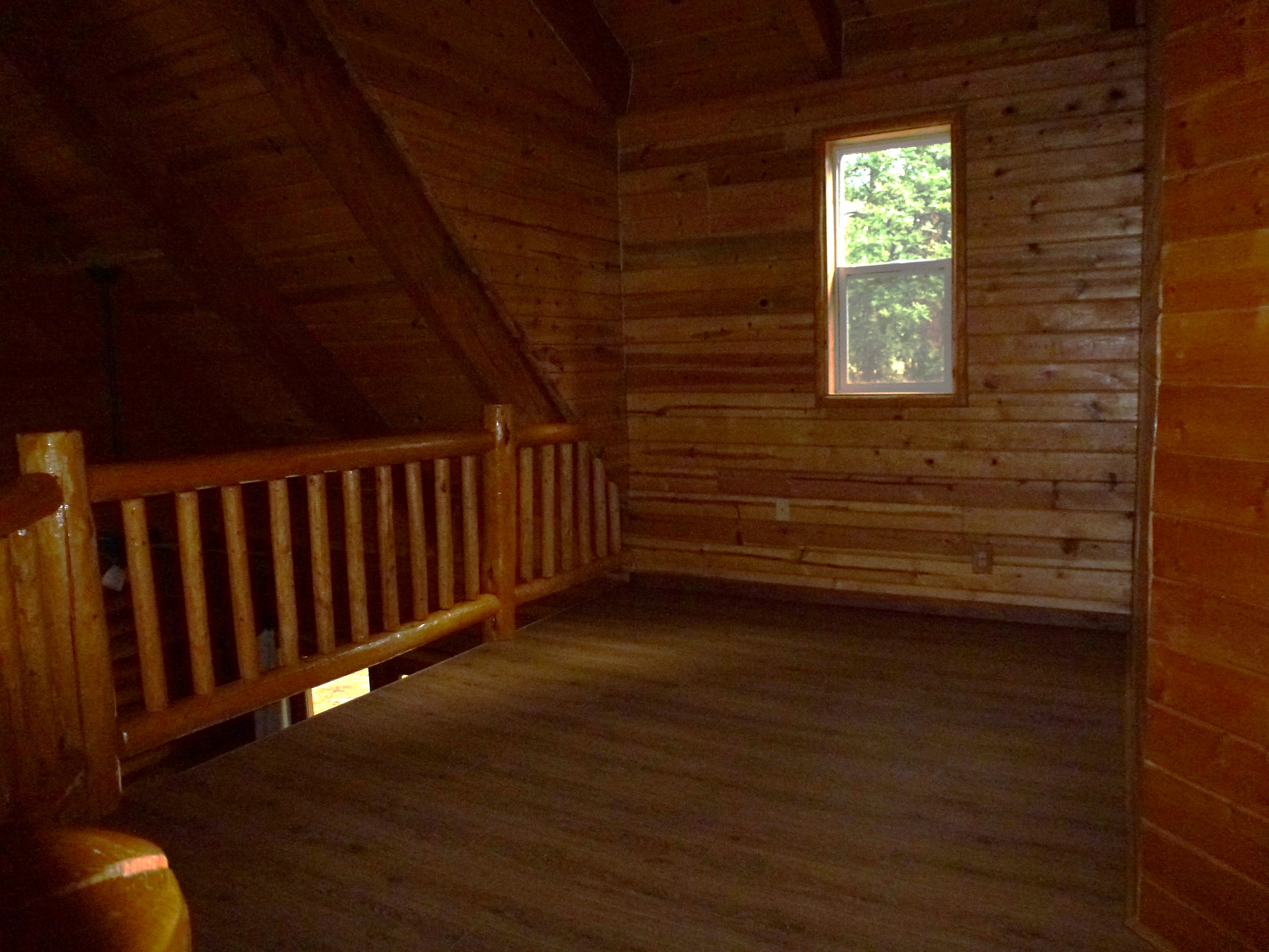 Log Home in the Pines