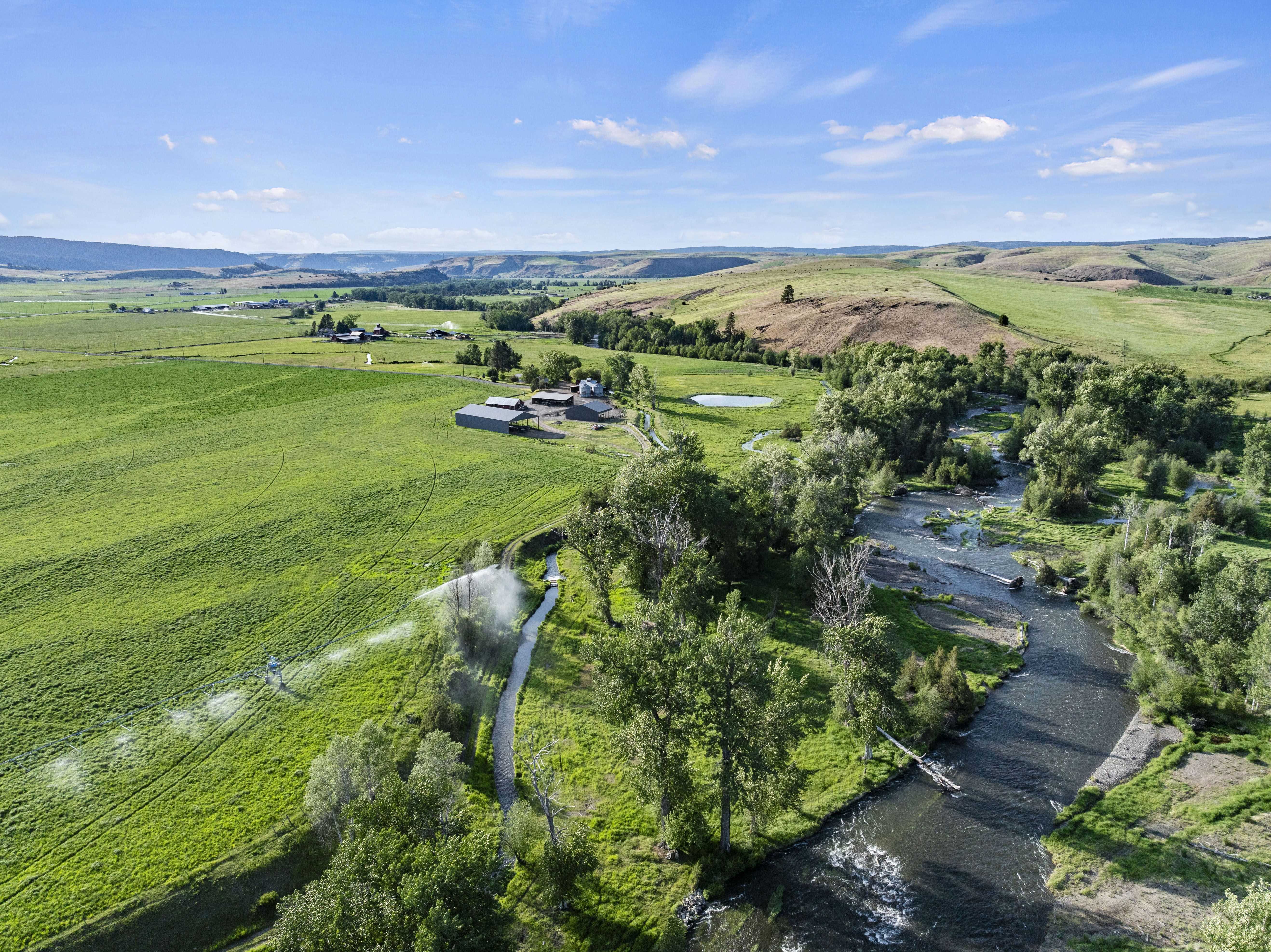 The Baker and Johnston Ranches - Stunning Riverfront Ranch for Sale in Wallowa County