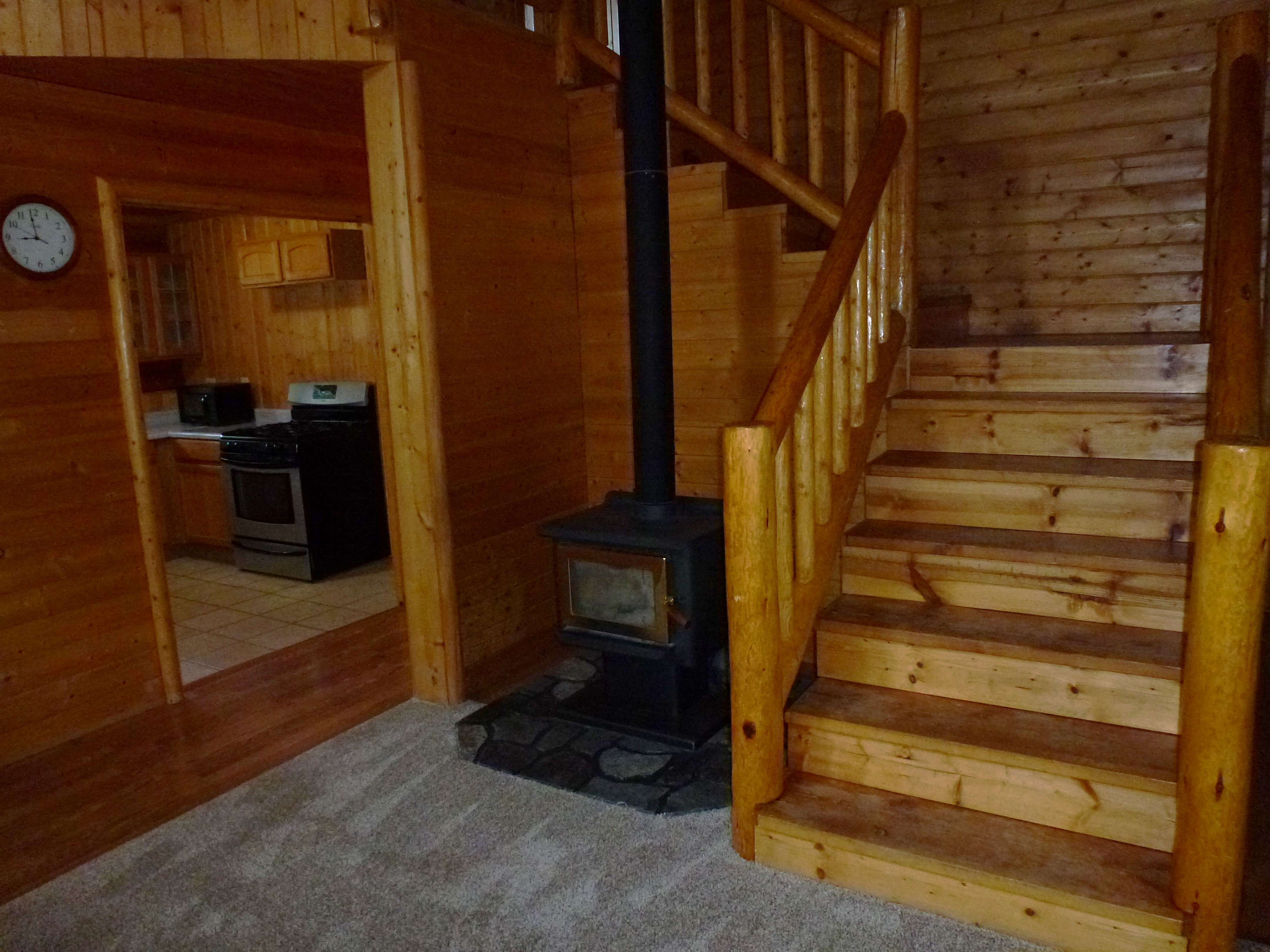 Log Home in the Pines