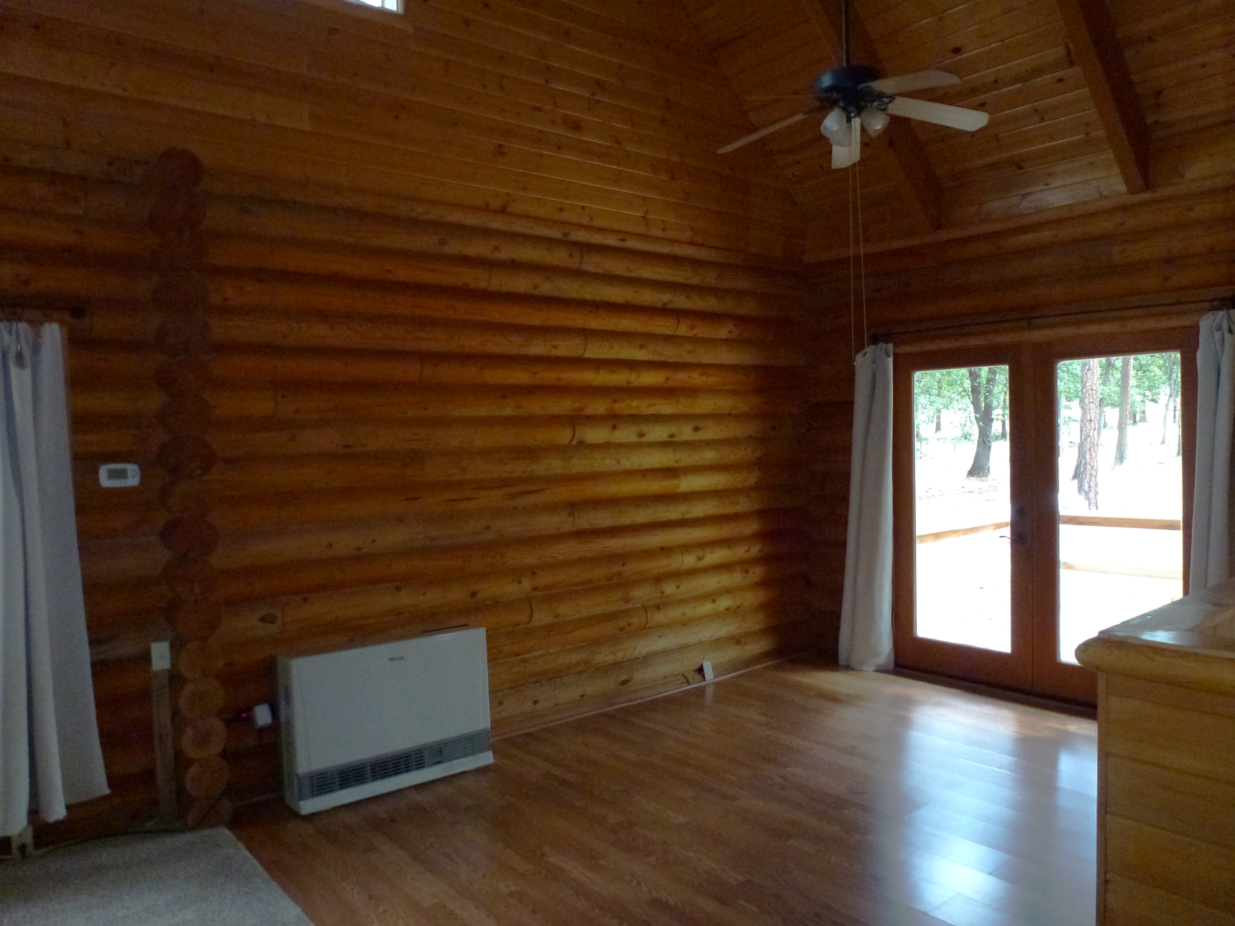 Log Home in the Pines