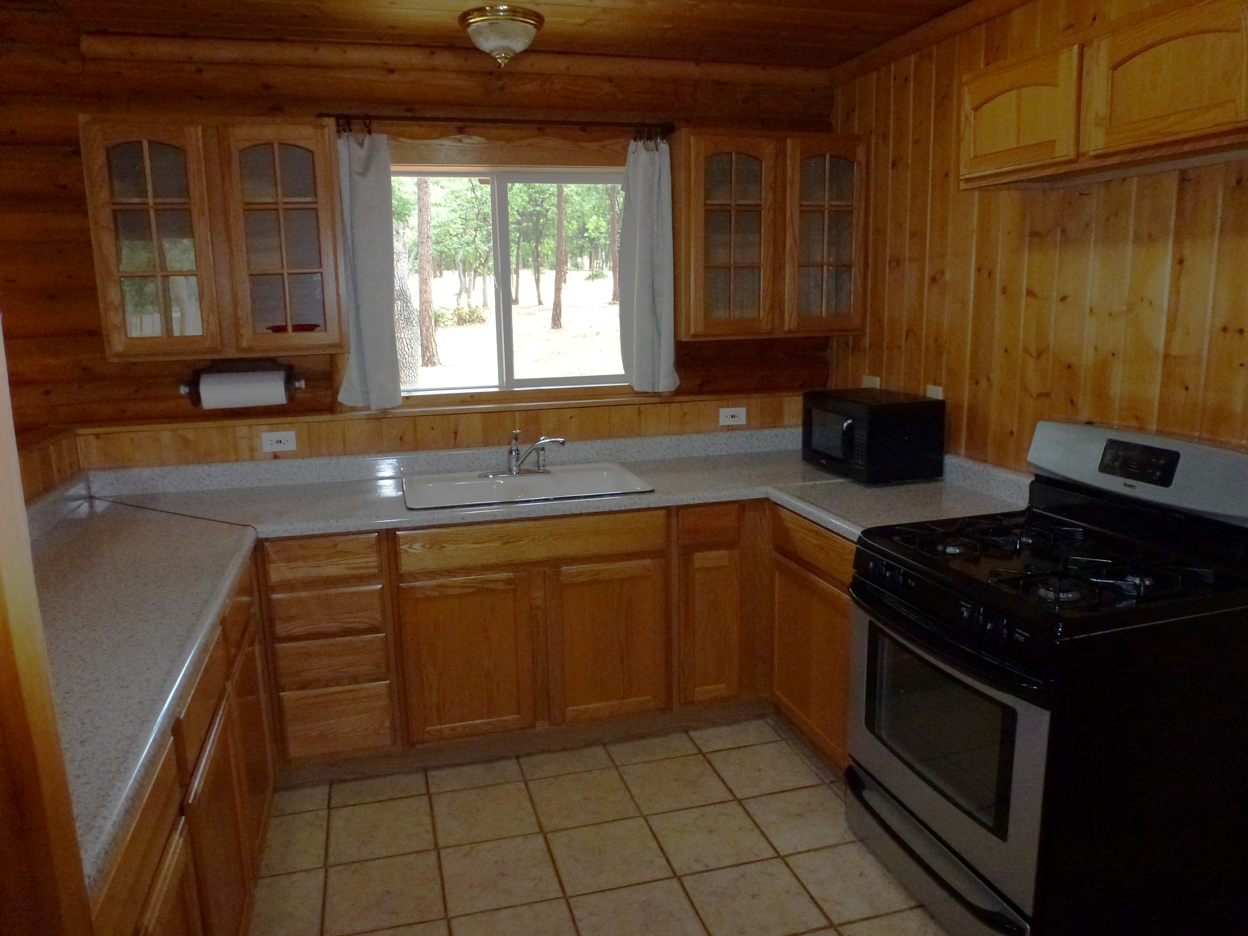 Log Home in the Pines