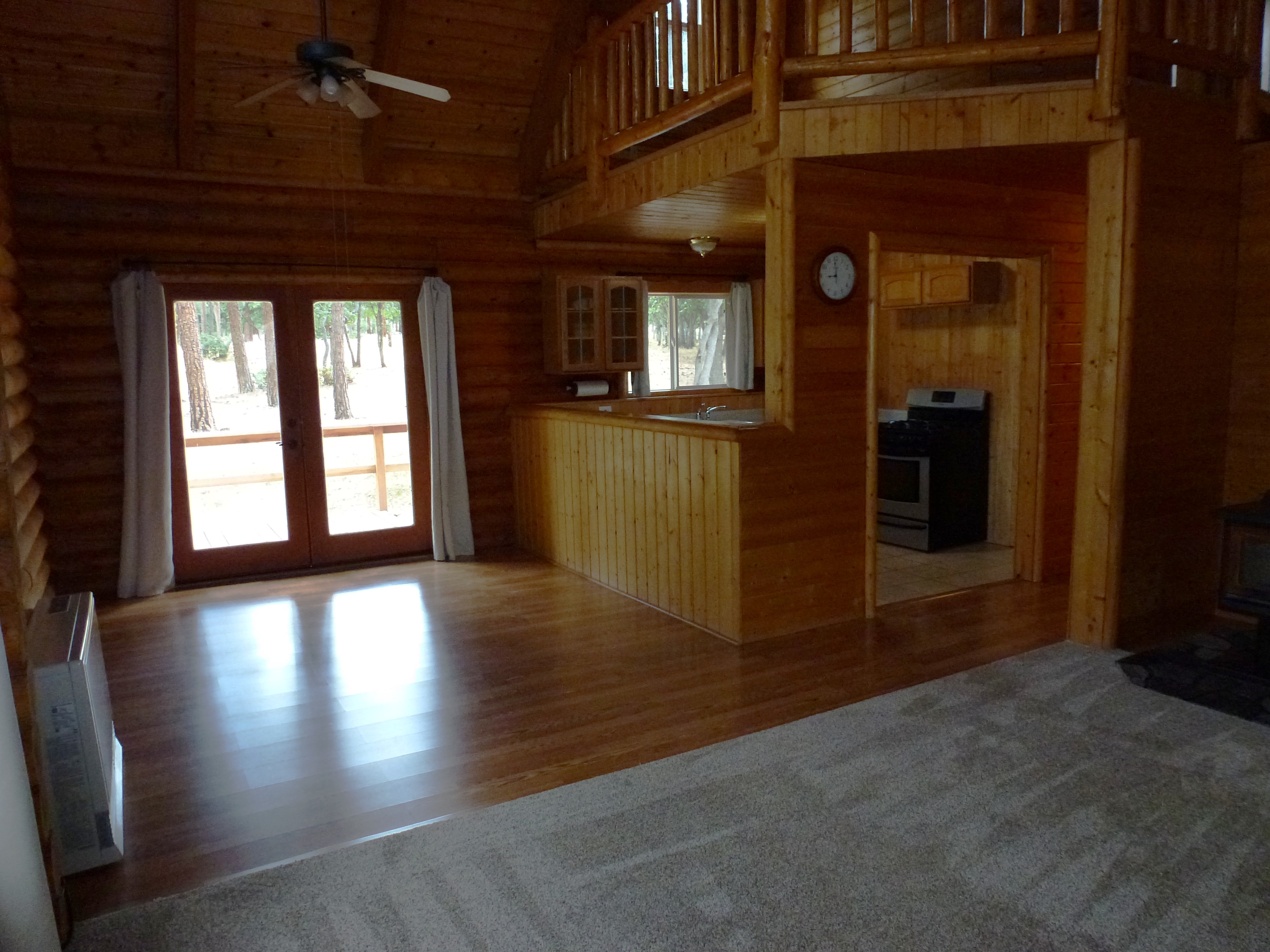 Log Home in the Pines