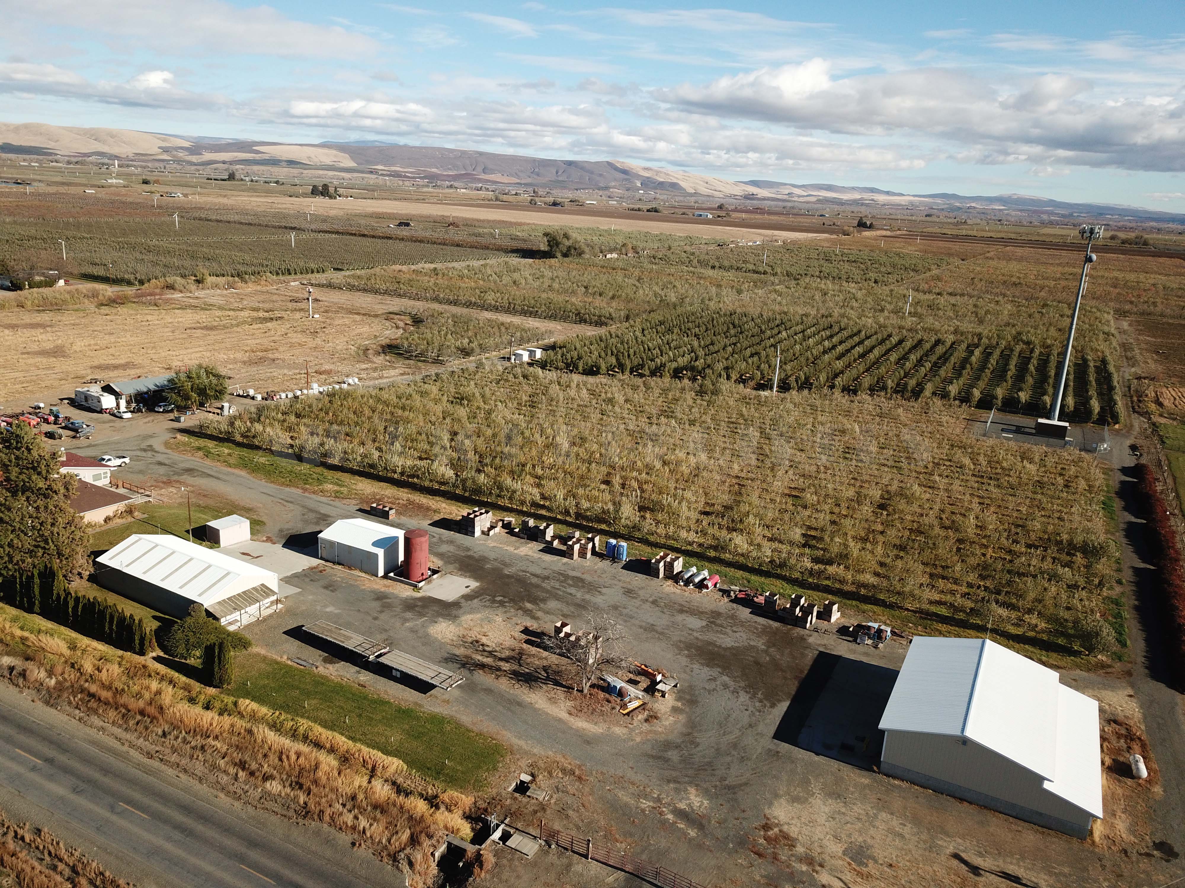 Apple Orchard w Equipment, House and Shops!