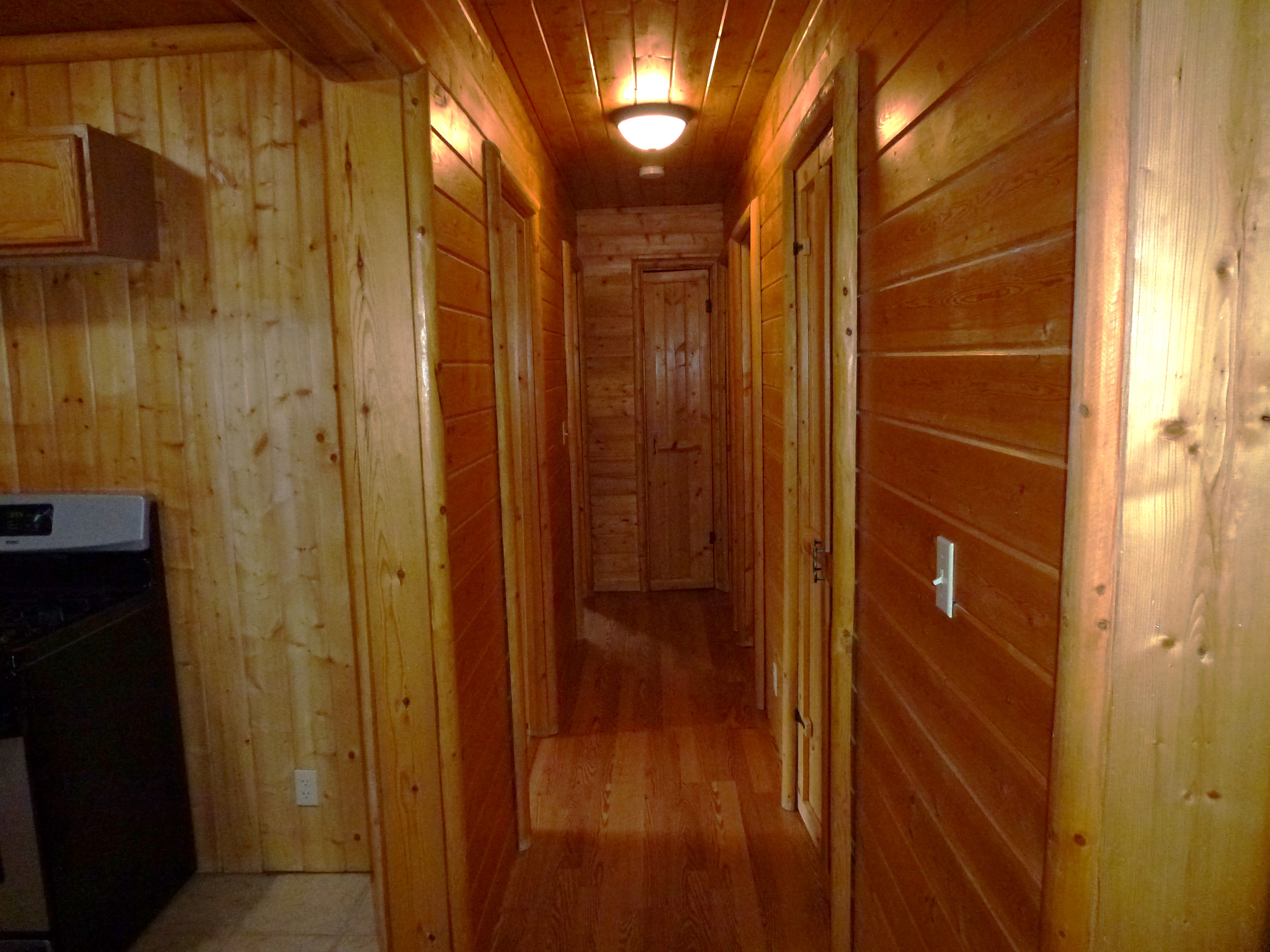 Log Home in the Pines