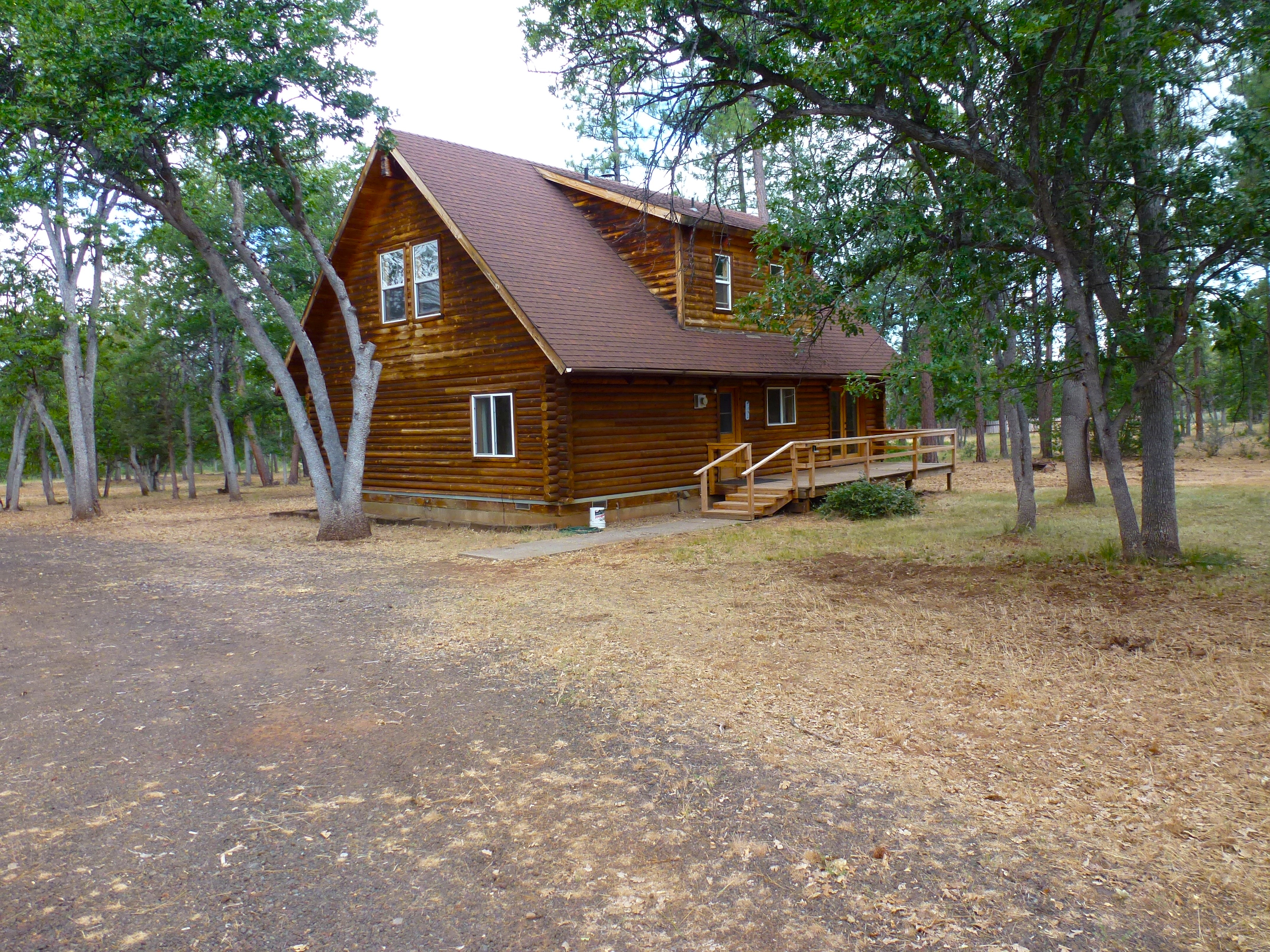 Log Home in the Pines